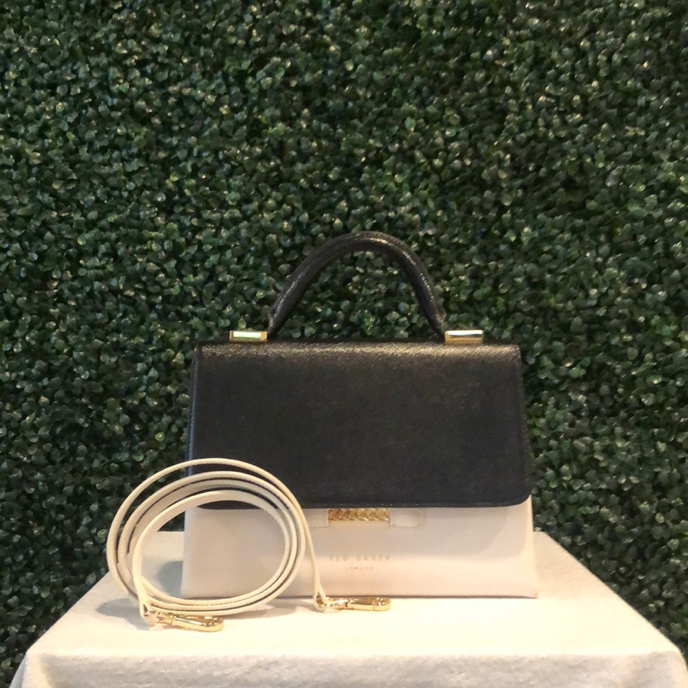 🖤 Ted Baker Black + White Satchel 🖤